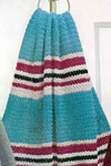 roman stripe afghan