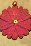 poinsettia pot holder pattern