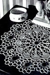 black eyed susan doily