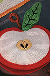 apple pot holder pattern