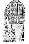 Crocheted Jacket #551 pattern