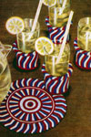 peppermint stick refreshment set pattern