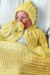 shell stitch baby set pattern