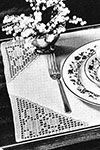 Lazybones Placemat pattern