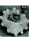 crocheted basket