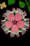 rose ruffle doily