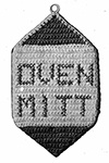 Cross Stitch Oven Mitt Pattern